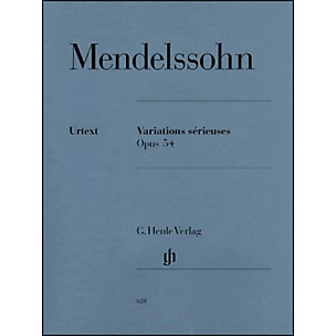 G. Henle Verlag Variations Srieuses, Op. 54 By Mendelssohn
