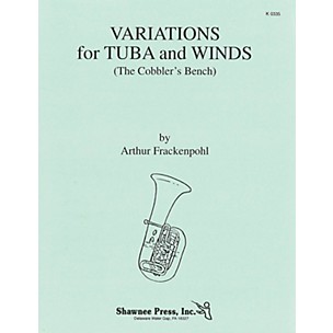 Hal Leonard Variations for Tuba and Winds (The Cobbler's Bench) Concert Band Level 3.5 Composed by Arthur Frackenpohl