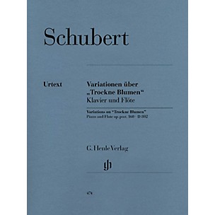 G. Henle Verlag Variations on Trockne Blumen in E minor, Op. Posth. 160, D 802 Henle Music Folios Series Softcover