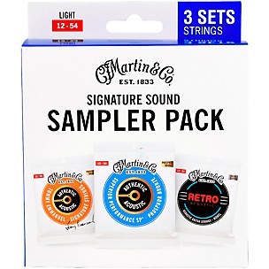 Martin Variety String Pack - Superior Performance SP, Flex and Retro
