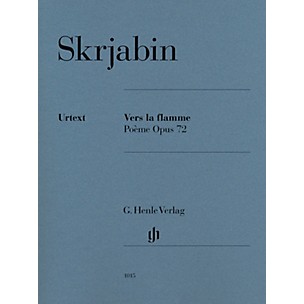 G. Henle Verlag Vers la flamme (Poème), Op. 72 Henle Music Folios Softcover by Scriabin Edited by Valentina Rubcova