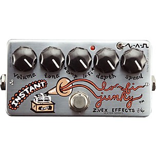 Zvex Vexter Series Instant Lo-Fi Junky Modulation and Chorus/Vibrato Guitar Effects Pedal