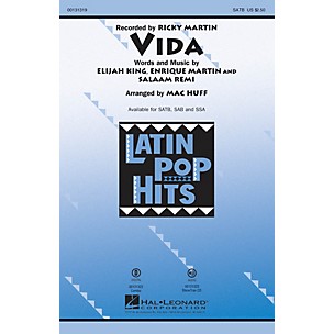 Hal Leonard Vida SSA by Ricky Martin Arranged by Mac Huff