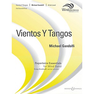 Boosey and Hawkes Vientos y Tangos (Score Only) Concert Band Level 5 Composed by Michael Gandolfi