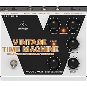 Behringer Vintage Time Machine VM1 Analog Delay/Echo/Chorus/Vibrato Effects Pedal