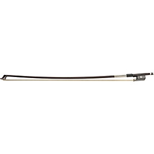 Glasser Viola Bow Advanced Composite, Fully-Lined Ebony Frog, Nickel Wire Grip