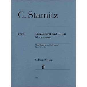 G. Henle Verlag Viola Concerto No. 1 D Major By Stamitz