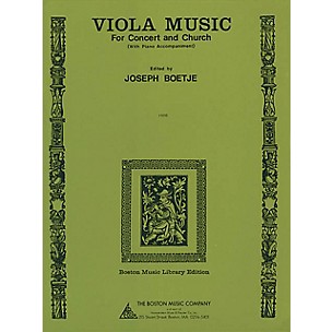 Music Sales Viola Music for Concert and Church (with Piano Accompaniment) Music Sales America Series