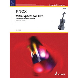 Schott Viola Spaces for Two (Performance Score) String Series Softcover Composed by Garth Knox