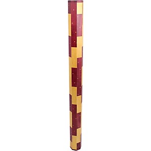 A-Tempo Percussion Violet Pattern Artisan Hardwood Rainstick