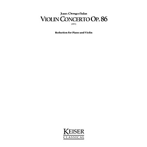 Lauren Keiser Music Publishing Violin Concerto, Op. 86 (Piano Reduction) LKM Music Series Composed by Juan Orrego-Salas