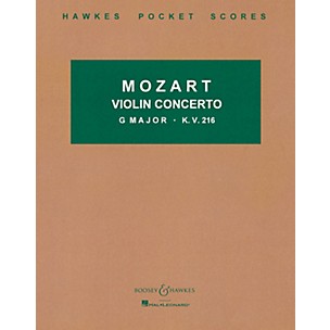 Boosey and Hawkes Violin Concerto in G Major, K.V. 216 Boosey & Hawkes Scores/Books Series by Wolfgang Amadeus Mozart