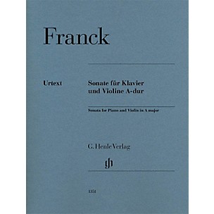 G. Henle Verlag Violin Sonata in A Major (Violin and Piano) Henle Music Folios Series by César Franck