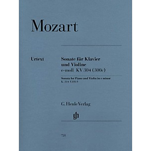 G. Henle Verlag Violin Sonata in E Minor K304 (300c) Henle Music Folios Series Softcover