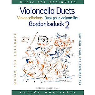 Editio Musica Budapest Violoncello Duos for Beginners - Volume 2 EMB Series Composed by Various