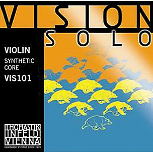 Vision Solo 4/4 Size Violin Strings 4/4 Size Set with Silver D String