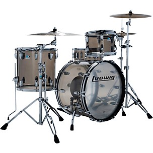 Ludwig Vistalite 3-Piece Fab Shell Pack With 22" Bass Drum