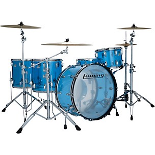Ludwig Vistalite Zep 4-Piece Drum Shell Pack -