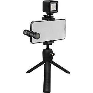 Rode Microphones Vlogger Kit for iOS Devices - Includes Tripod, MicroLED Light, VideoMic ME-L and Accessories