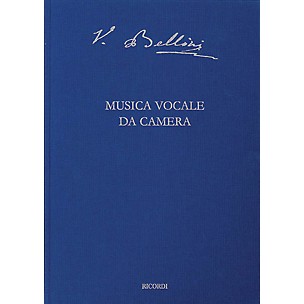 Ricordi Vocal Chamber Music Critical Ed Full Score Hardbound with critical commentary by Bellini Edited by Steffan