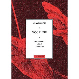 Music Sales Vocalise for Soprano, Cello and Piano Music Sales America Series