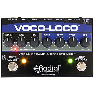 Radial Engineering Voco-Loco Vocal Preamp and Effect Switcher