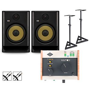 Universal Audio Volt 176 With KRK ROKIT G5 Studio Monitor Pair (Stands & Cables Included) -