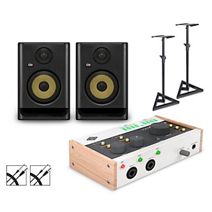 Universal Audio Volt 476 With KRK ROKIT G5 Studio Monitor Pair (Stands & Cables Included) -