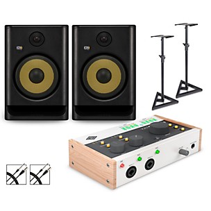 Universal Audio Volt 476 with KRK ROKIT G5 Studio Monitor Pair (Stands & Cables Included)