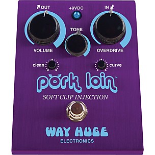 Way Huge Electronics WHE201 Pork Loin Soft Clip Injection Overdrive Guitar Effects Pedal