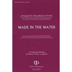 Fred Bock Music Wade in the Water SATB DV A Cappella arranged by Rosephanye Powell