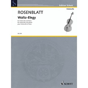 Schott Waltz-Elegy (Cello and Piano) String Series Softcover