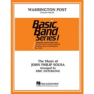 Hal Leonard Washington Post March Concert Band Level 1 Arranged by Eric Osterling