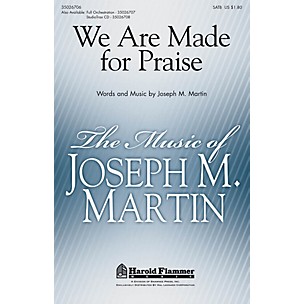 Shawnee Press We Are Made for Praise Studiotrax CD Composed by Joseph M. Martin