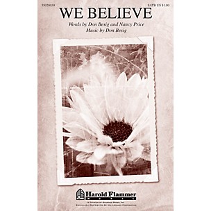 Shawnee Press We Believe SATB composed by Don Besig