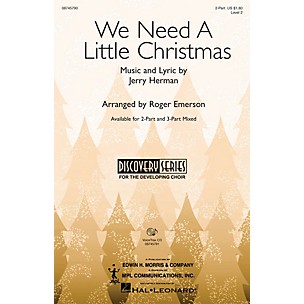 Hal Leonard We Need a Little Christmas (from Mame) 3-Part Mixed Arranged by Roger Emerson