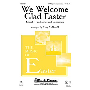 Shawnee Press We Welcome Glad Easter (Choral Hymn Fanfare and Concertato) BRASS/HANDBELL ACCOMP by Mary McDonald