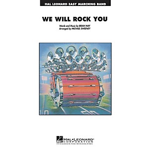 Hal Leonard We Will Rock You Marching Band Level 2-3 Arranged by Michael Sweeney