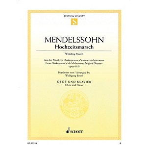 Schott Wedding March - Op 61, No 9 from A Midsummer Night's Dream Schott Book by Felix Mendelssohn Bartholdy