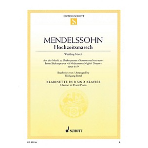 Schott Wedding March, Op. 61, No. 9 Woodwind Series Softcover