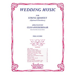 Southern Wedding Music (Conductor Score) Southern Music Series Arranged by Cleo Aufderhaar