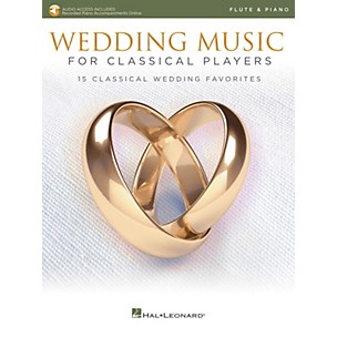 Hal Leonard Wedding Music for Classical Players - Flute and Piano Book/Audio Online