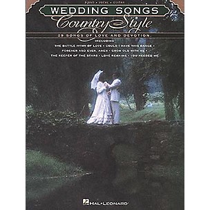 Hal Leonard Wedding Songs Country Style Piano/Vocal/Guitar Songbook