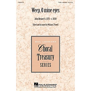 Hal Leonard Weep, O Mine Eyes TTBB A Cappella arranged by William Powell