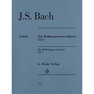 G. Henle Verlag Well-Tempered Clavier BWV 846-869 Part I Henle Music Folios Series Softcover by Johann Sebastian Bach