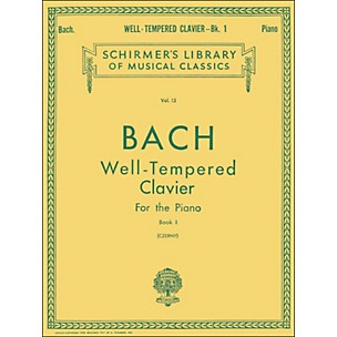 G. Schirmer Well Tempered Clavier Book 1 Piano By Bach