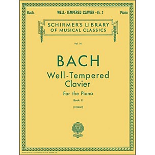G. Schirmer Well Tempered Clavier Book 2 Piano Solo By Bach