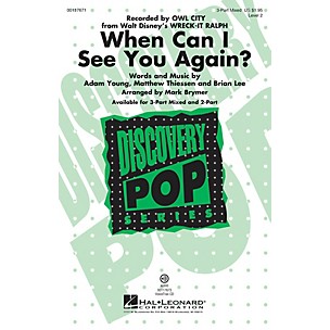 Hal Leonard When Can I See You Again? VoiceTrax CD by Owl City Arranged by Mark Brymer