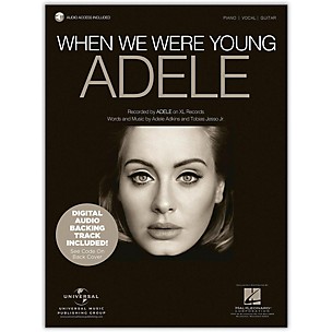 Hal Leonard Where We Were Young - Adele, Piano/Vocal with Online Backing Track