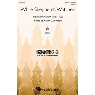 Hal Leonard While Shepherds Watched (Discovery Level 2) VoiceTrax CD Composed by Victor C. Johnson